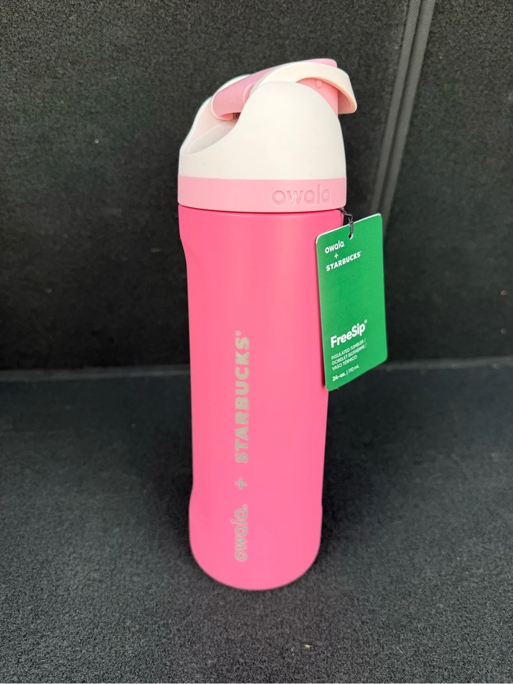 Starbucks Pink Owala Insulated Travel Bottle 24oz 2026